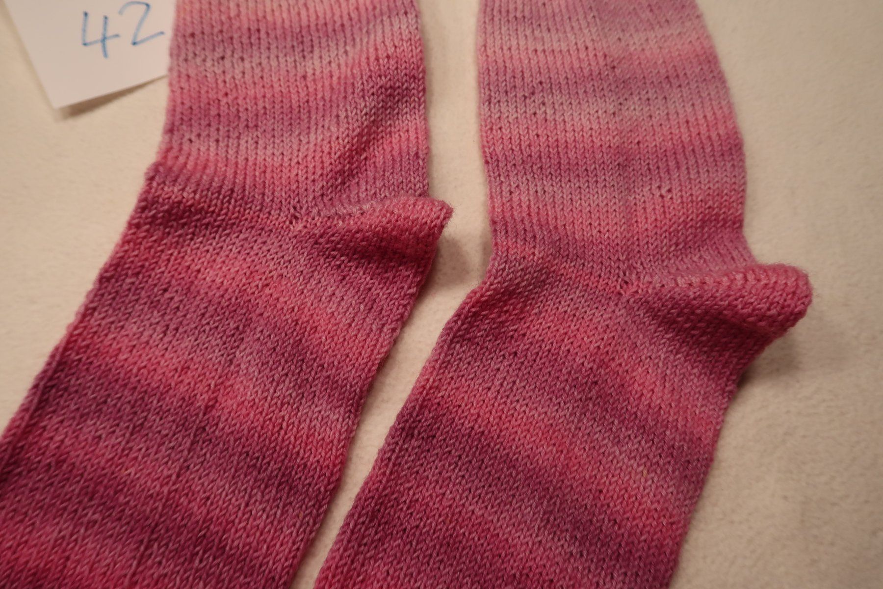 Calze: Handgestrickte Wollsocken  Gr.42   (414-) – Nuovo e nell'imballaggio originale da neuenhof venduto da Caterchen 2