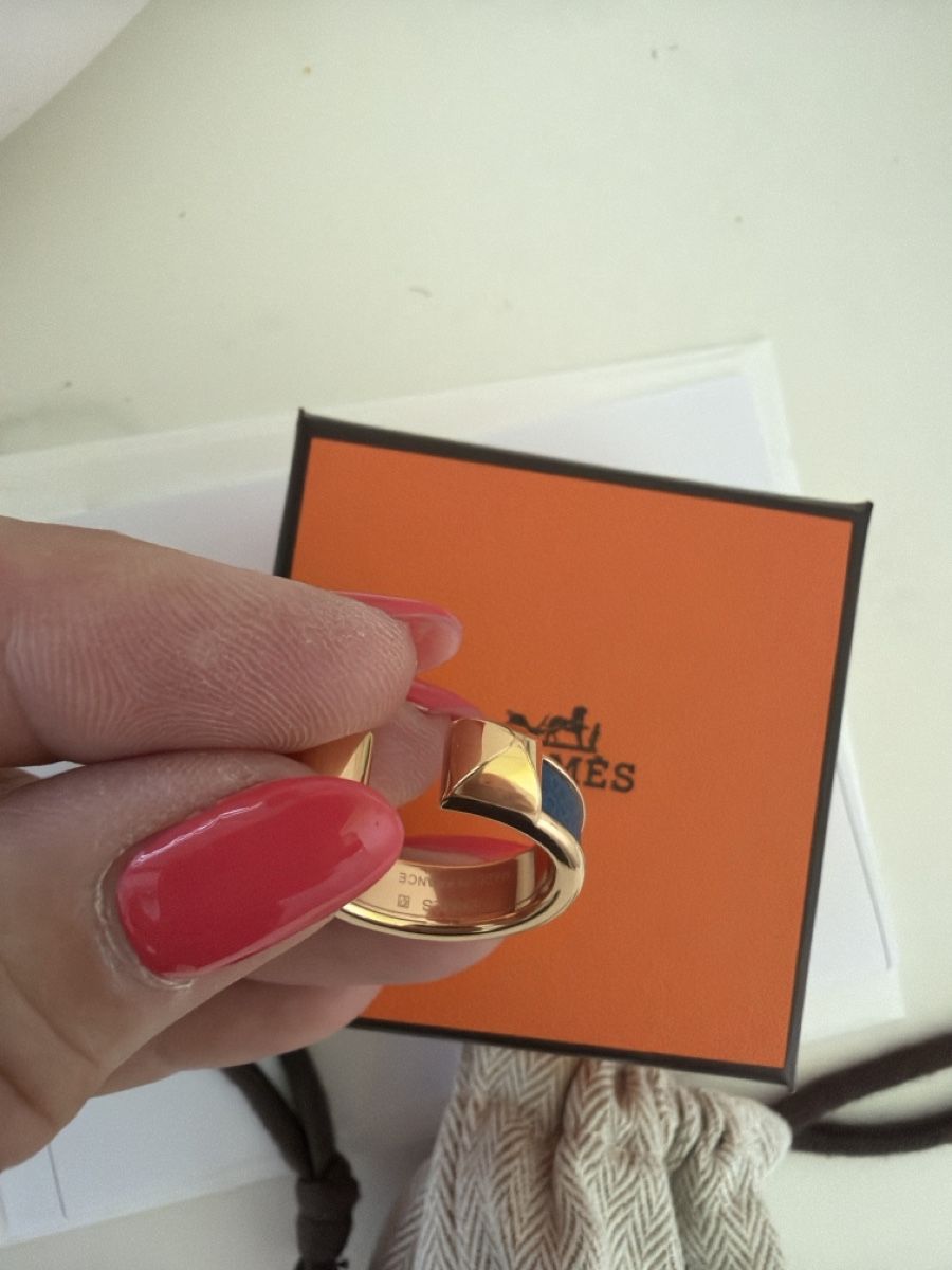 Hermès Ringe: HERMES Double Clou ring Athéna bleu 57 – Neu (gemäss Beschreibung) aus Steinhausen von Stylelene14 3