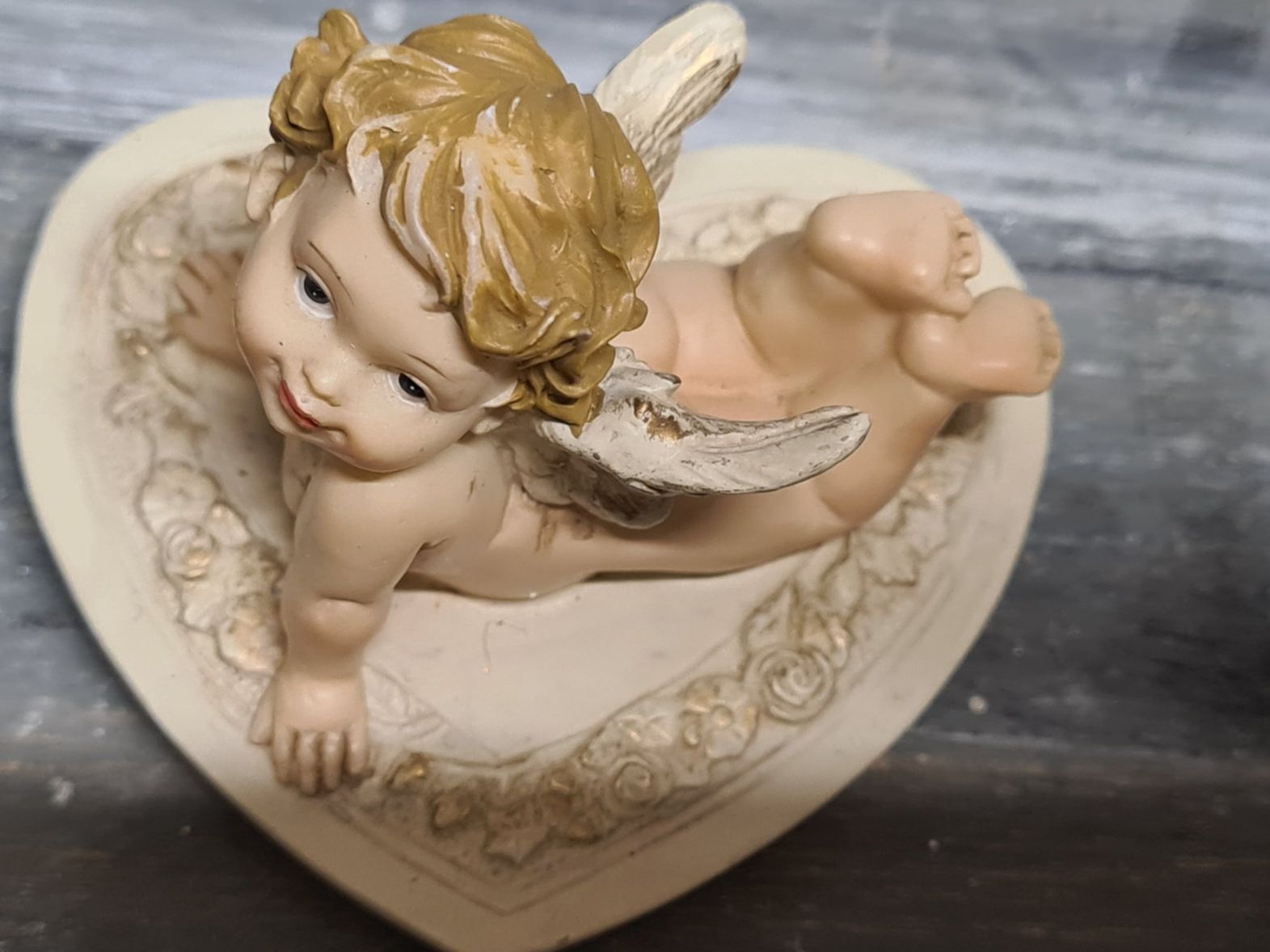 Statuette: Engelsfigur, ca. 9x8 cm – Usato da Amriswil venduto da kleindeko 1