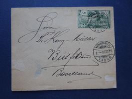 1900 UPU schöner Minibrief