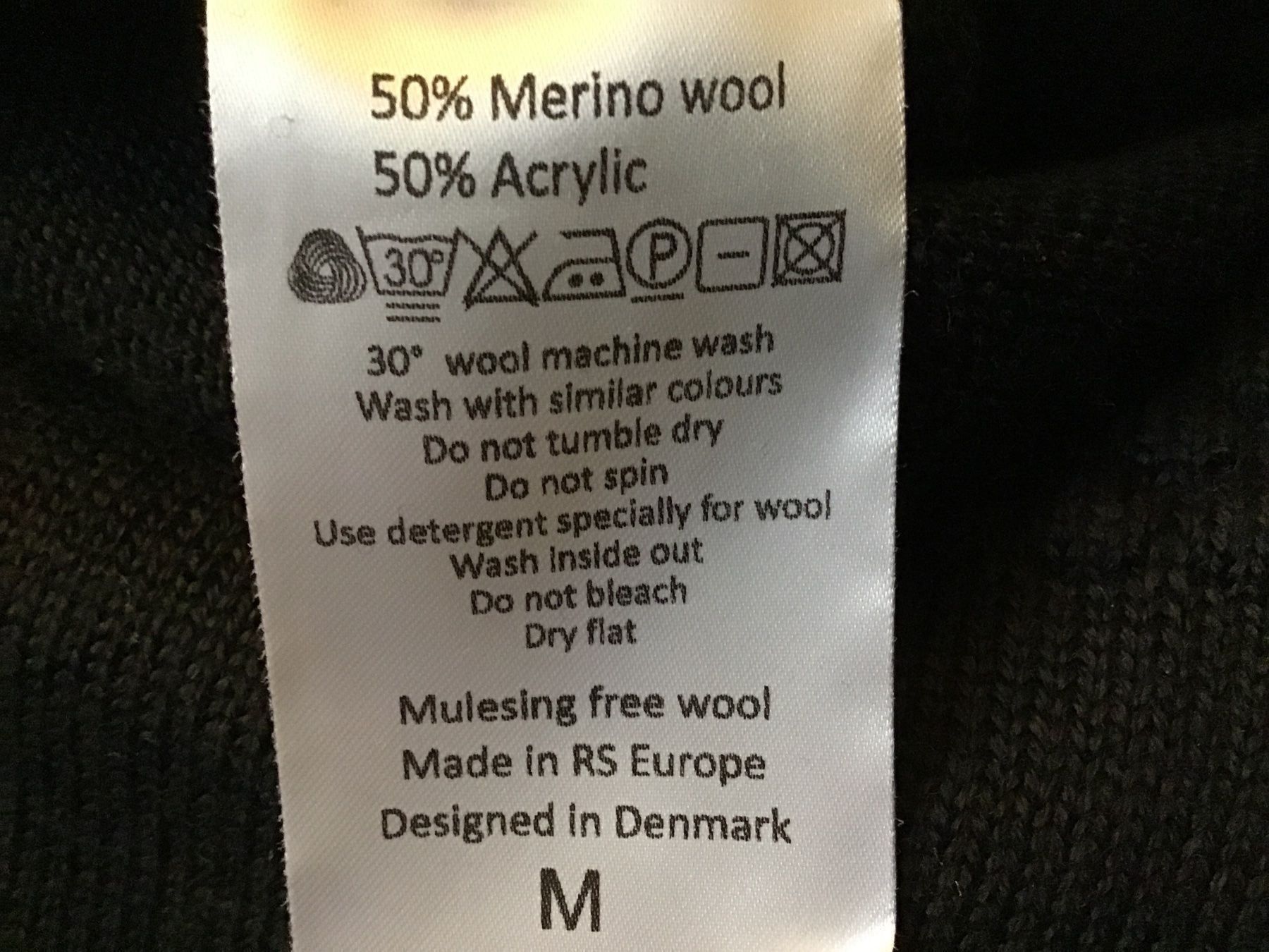 Lana: Schwarzer Merino–Pullover M/38 – Nuovo e nell'imballaggio originale da Zürich venduto da Balanca 8