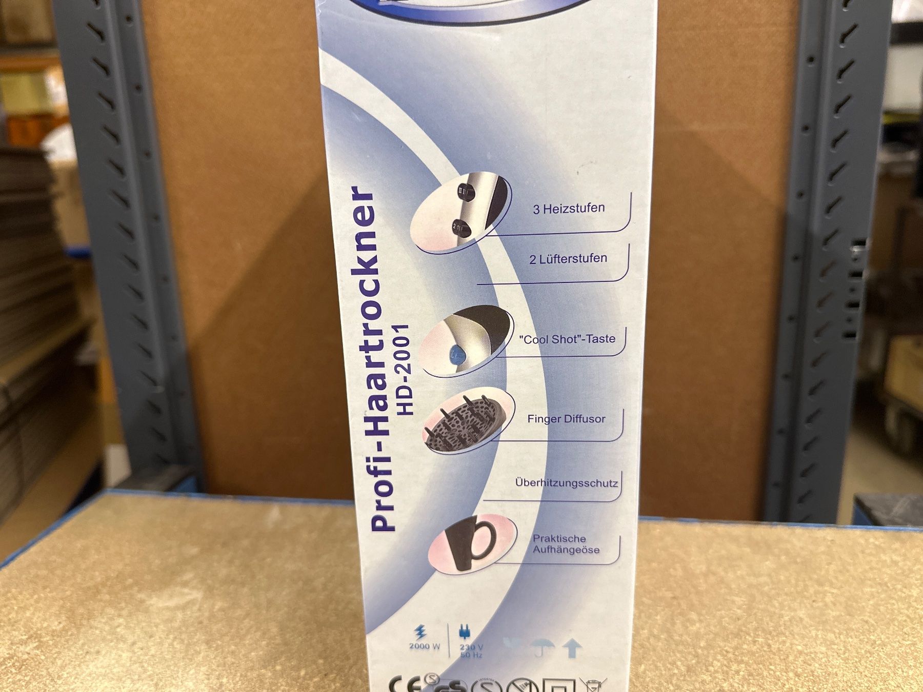 %neuer Haartrockner mit Wellenaufsatz (Neu und originalverpackt) in ...