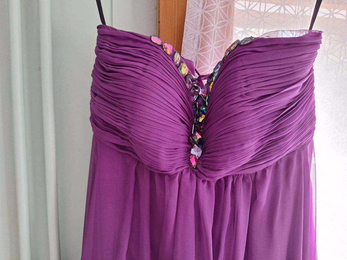 Vestiti: Ballkleid violett/lila mit Strasssteinen – Usato da Winterthur venduto da tin_c826 2