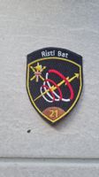 CH Armee / Badge / Aufnäher /Ristl Bat 21 /braun /ohne Klett