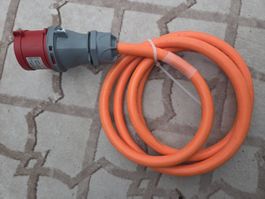Netzkabel CEE 32a 2.5m Anschluss 3LNPE Anschlusskabel 5x6mm²
