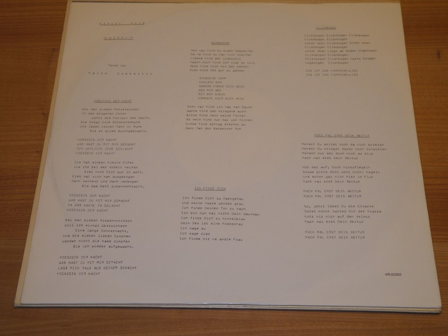 Dischi in vinile: MARCEL MUTH: ÜBERMUTH - DOBSY – Nuovo (secondo la descrizione) da Fahrwangen venduto da Swirl2 2