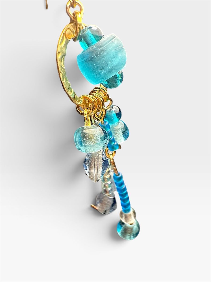 Orecchini pendenti & Orecchini a lobo: Boucles artisanales verre – Nuovo (secondo la descrizione) da St-Saphorin-Morges venduto da chl_s5rr 5