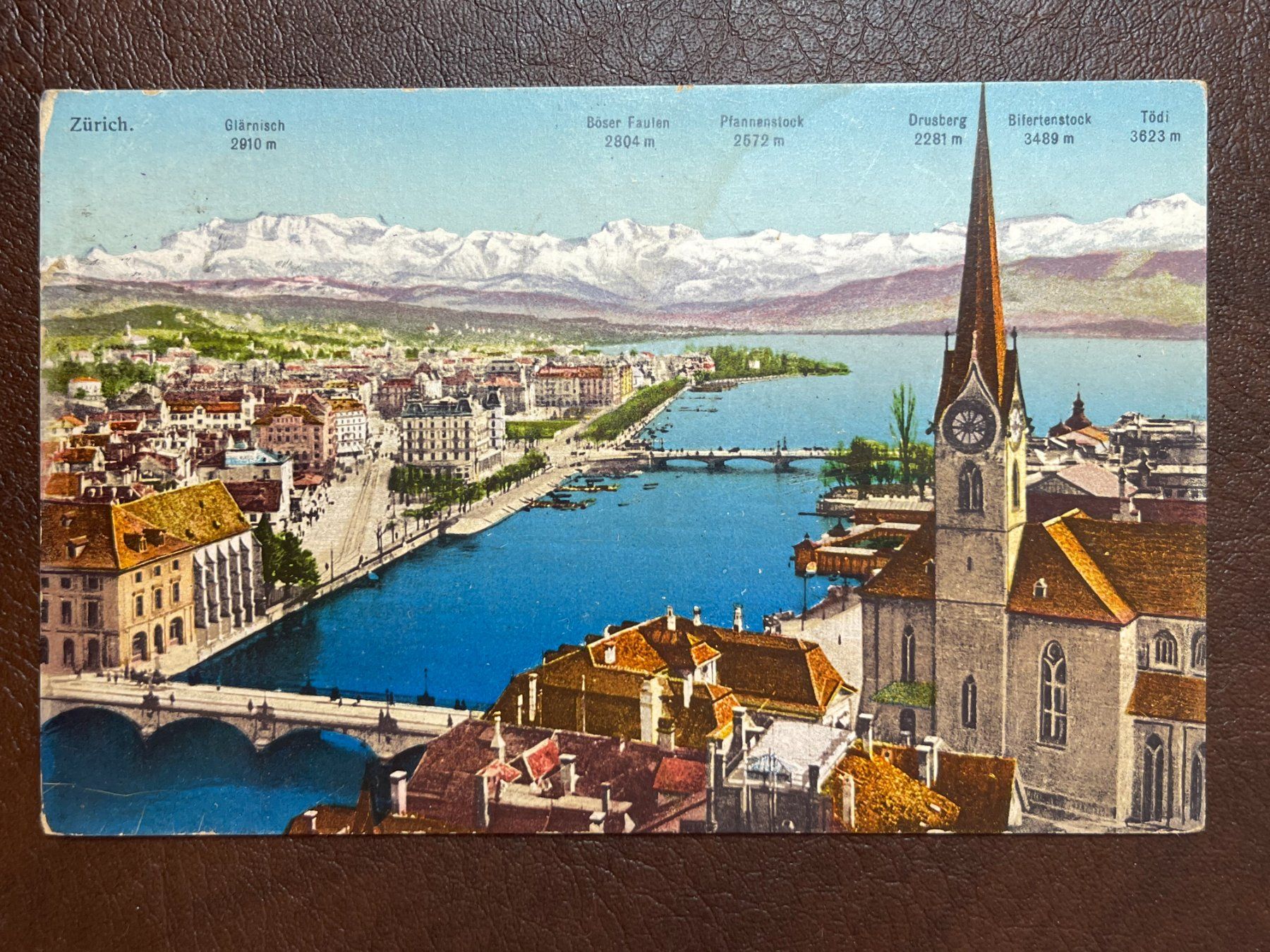 Cartoline postali: AK Zürich 1914 – Usato da Steg VS venduto da _vinci_