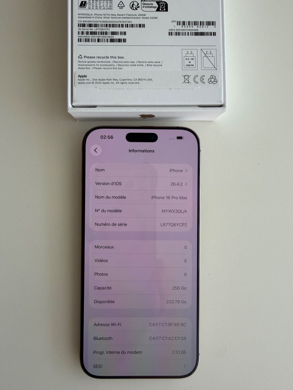 Apple Telefoni cellulari / Smartphones: iPhone 16 Pro Max, Desert Titanium, 256GB – Usato da St-Gingolph venduto da GoldenKeys 3