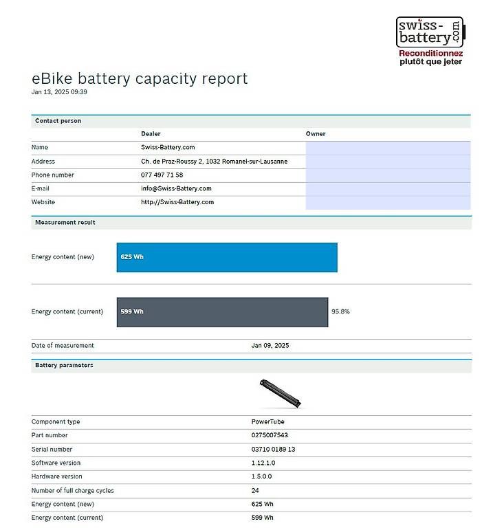 Bosch Batterie: Batterie PowerTube 625Wh Smart System – Nuovo (secondo la descrizione) da Renens VD venduto da Verobubo 4