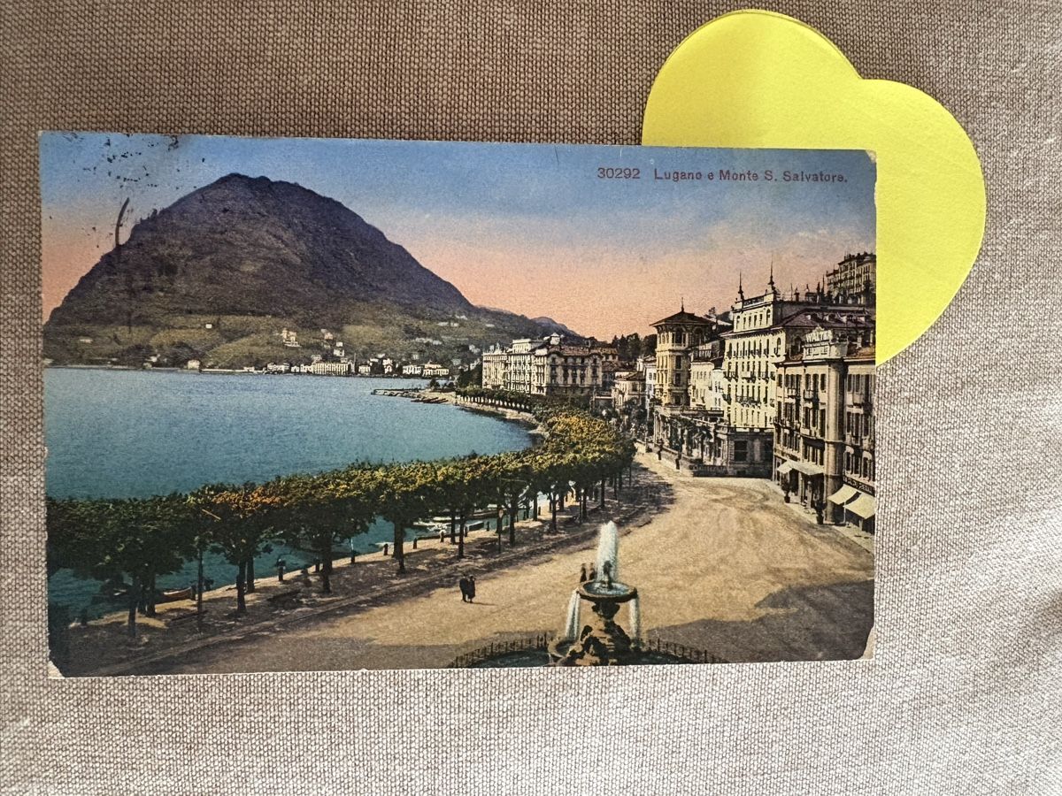 Ansichtskarten: AK von Lugano – Gebraucht aus Rümlang von Kartenpost1