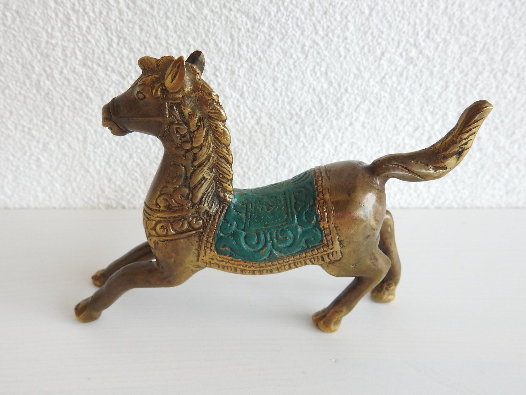 Figurines: Messingfigur Pferd – D'occasion à Büttenhardt par LexyMara 3
