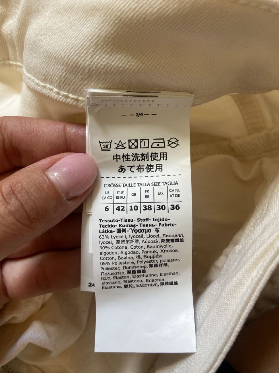 Jeans: EMME Jeans écru T38 excellent état – Nuovo (secondo la descrizione) da Bouveret venduto da lescopinesdabords 1