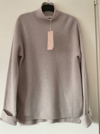 Paul Kehl 100% Merinowolle oversize Pullover Gr 38 ecrue NEU