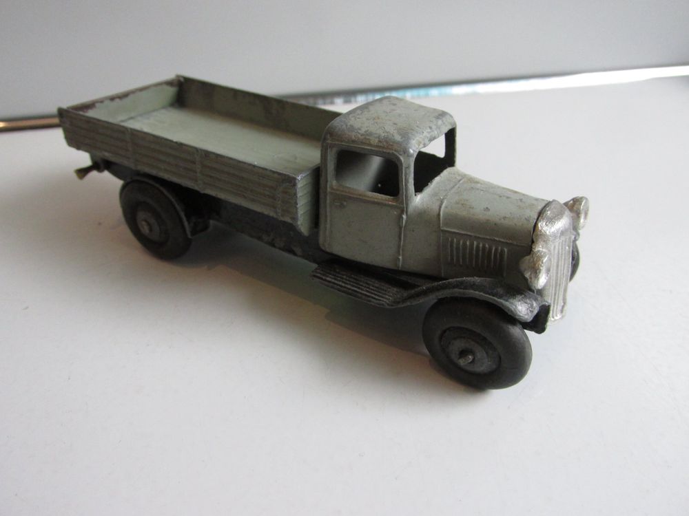 Jouet Ancien Dinky Toys France Ford benne entrepreneur bleu vif 25I