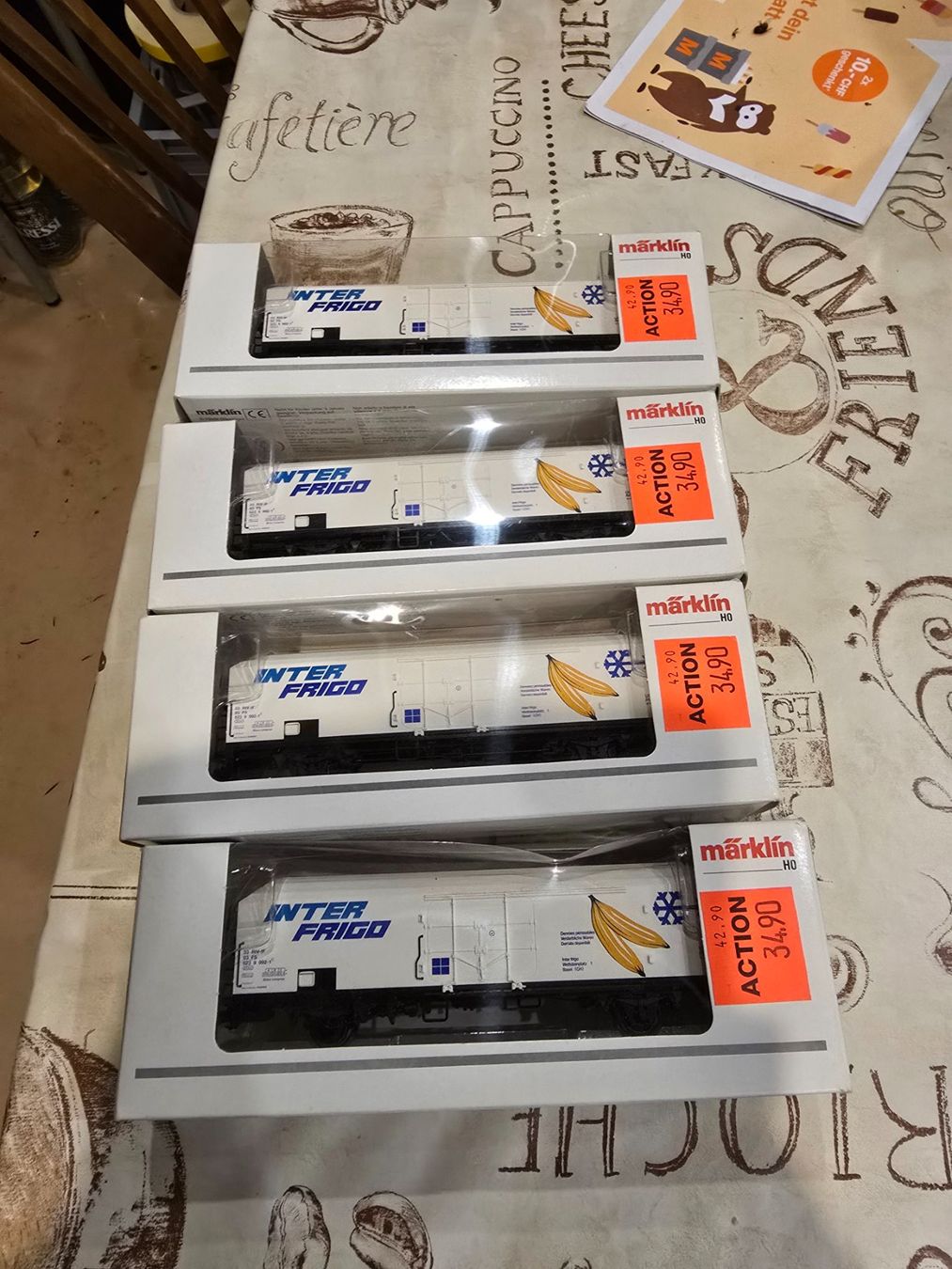 Märklin Modellini di ferrovie: Märklin 47331  Interfrigo  FS   4 Stück – Usato da Mauren TG venduto da Defrancesco 2