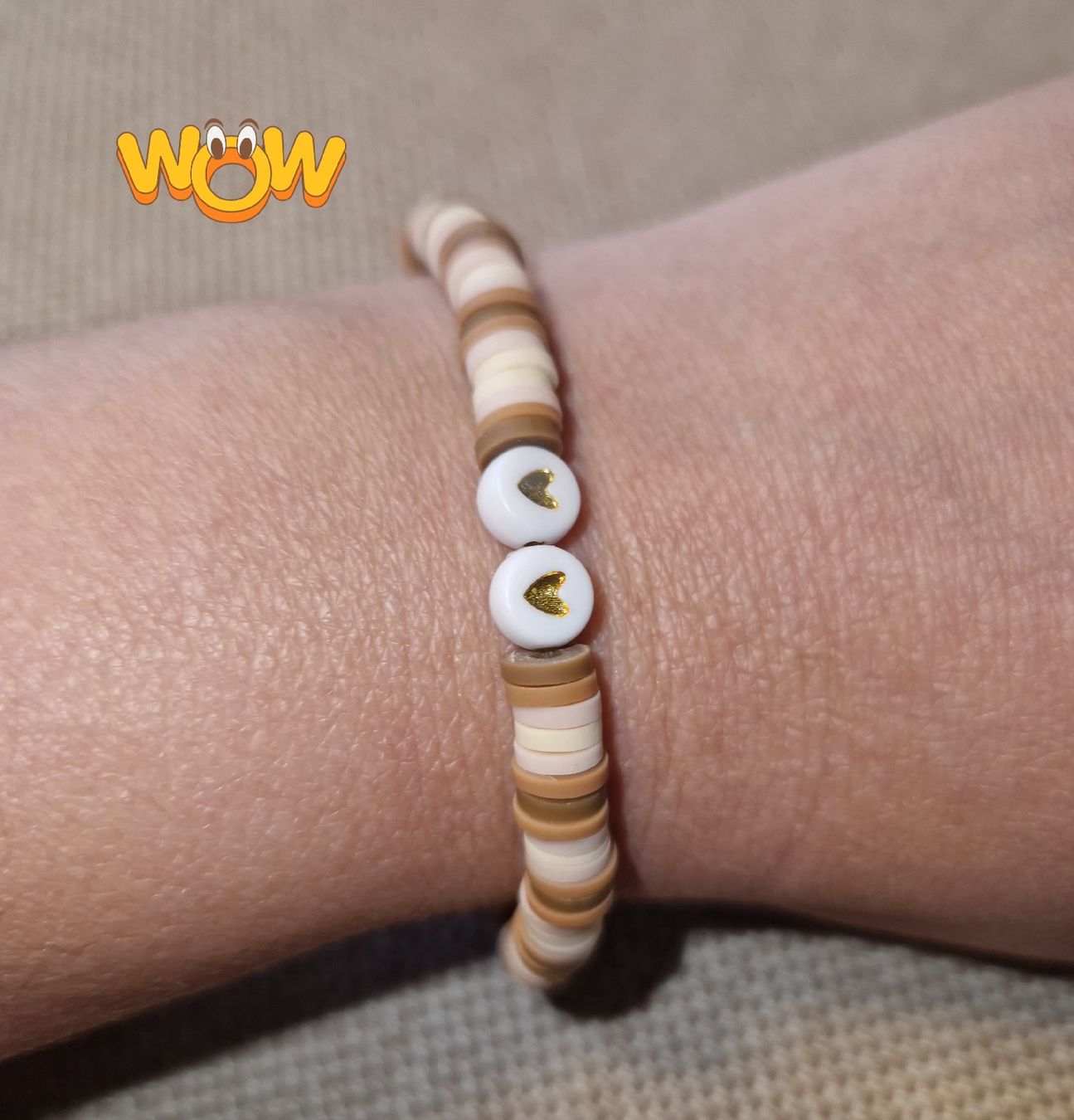 Bracciali & Braccialetti: HANDMADE Set - 2 Bohemian Polymer Clay  Armbänder – Nuovo (secondo la descrizione) da Appenzell venduto da Top_Top 1