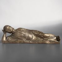 Liegender Buddha Bronze 41cm – 3,12kg – Tibet/China Region