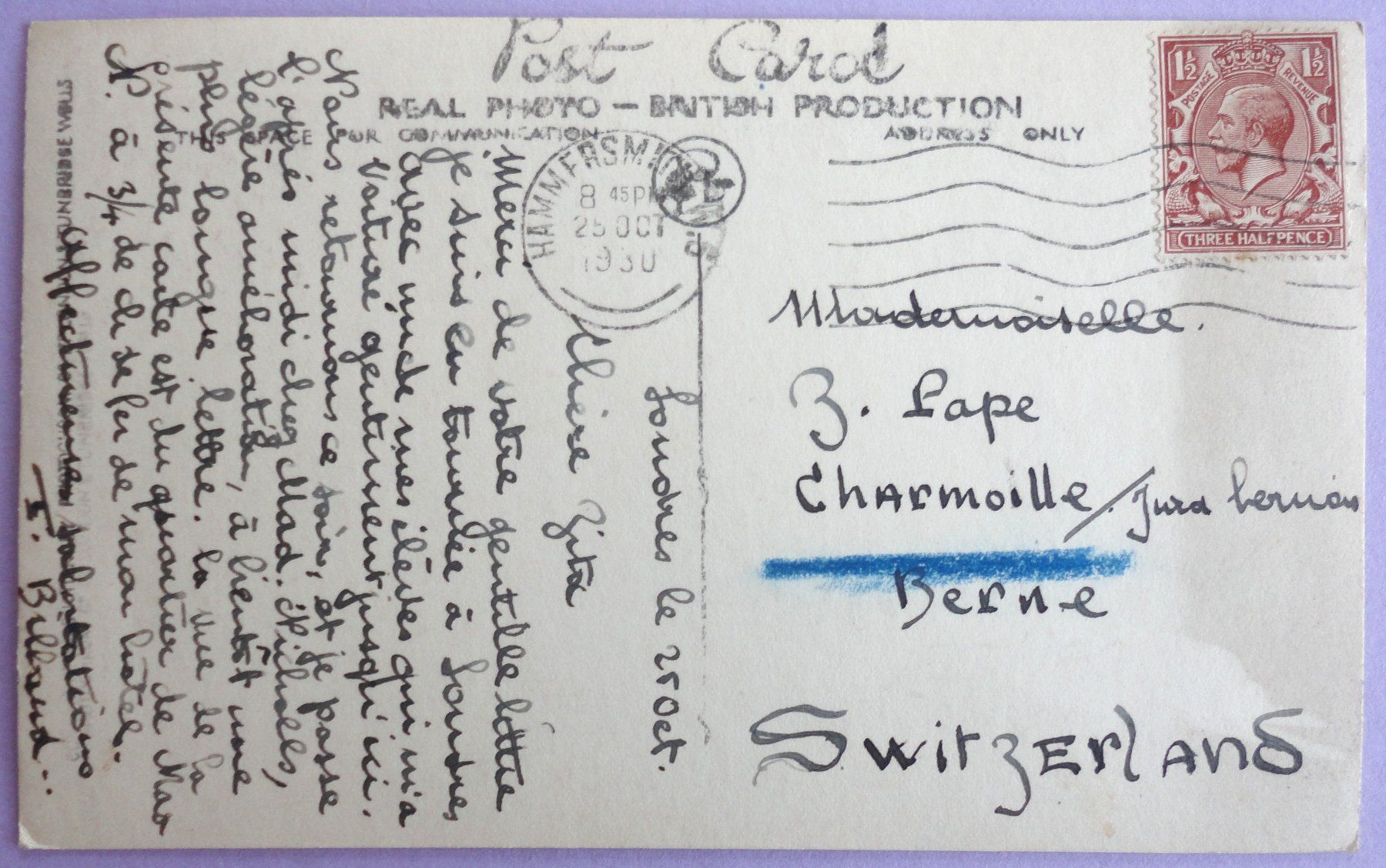 Cartoline postali: Chiswick, River view – Difettoso da Fétigny venduto da Billy2miny 1