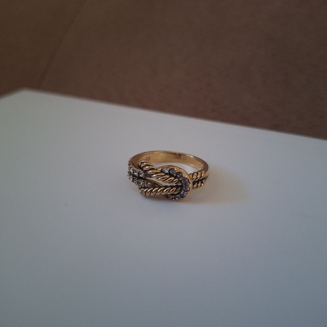 Anelli: Versand möglich.  Eleganter Ring, Gr. 58, Swarovski – Usato da Winterthur venduto da Goldpipau 2