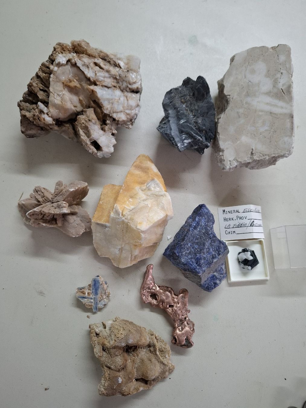 Minerali & Pietre curative: Diverse Mineralien-Sammlung – Usato da Oberegg venduto da danni-1985