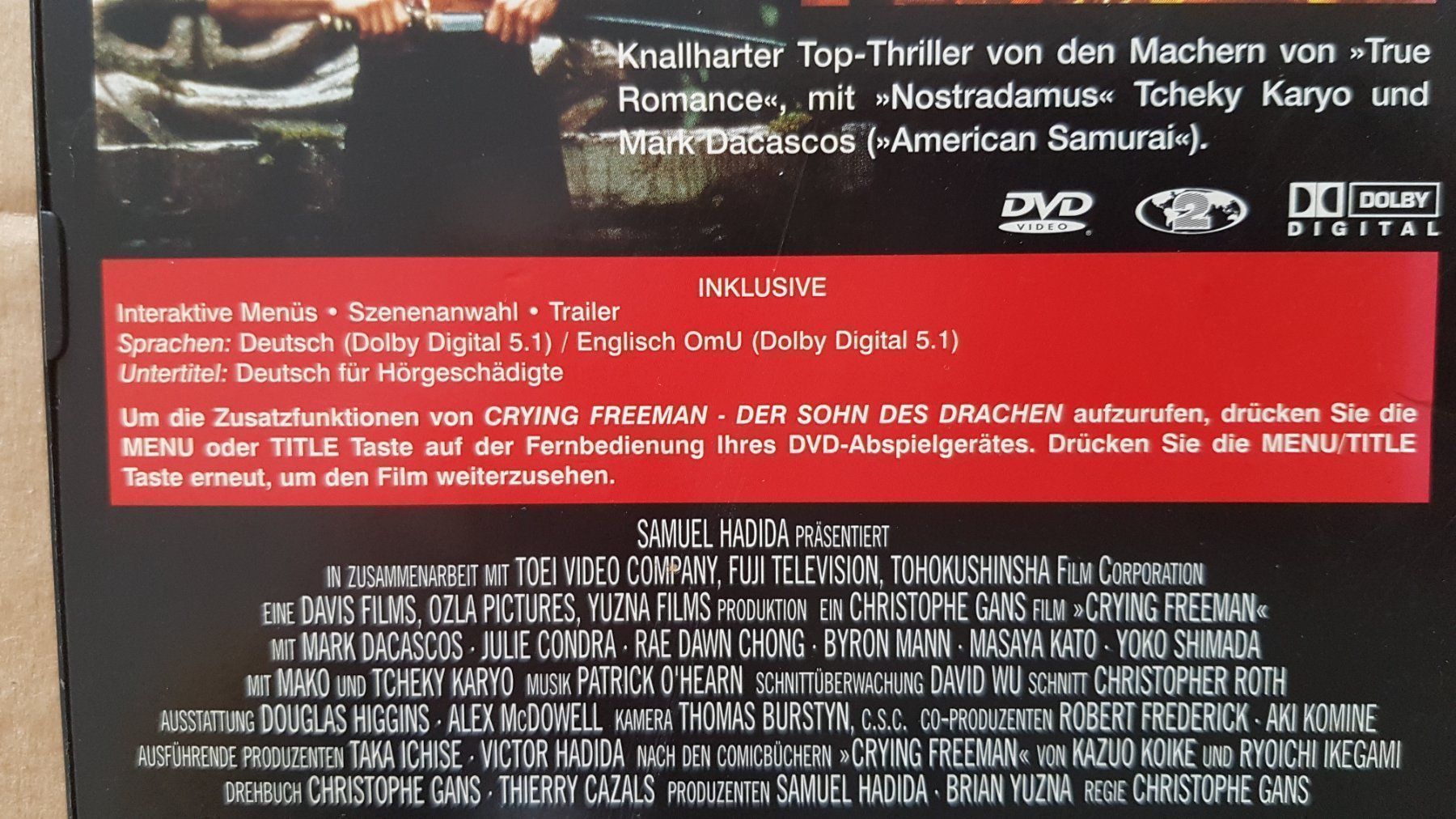 Tous les DVDs: DVD Der Sohn des Drachen – D'occasion à Oetwil am See par fineli2 1