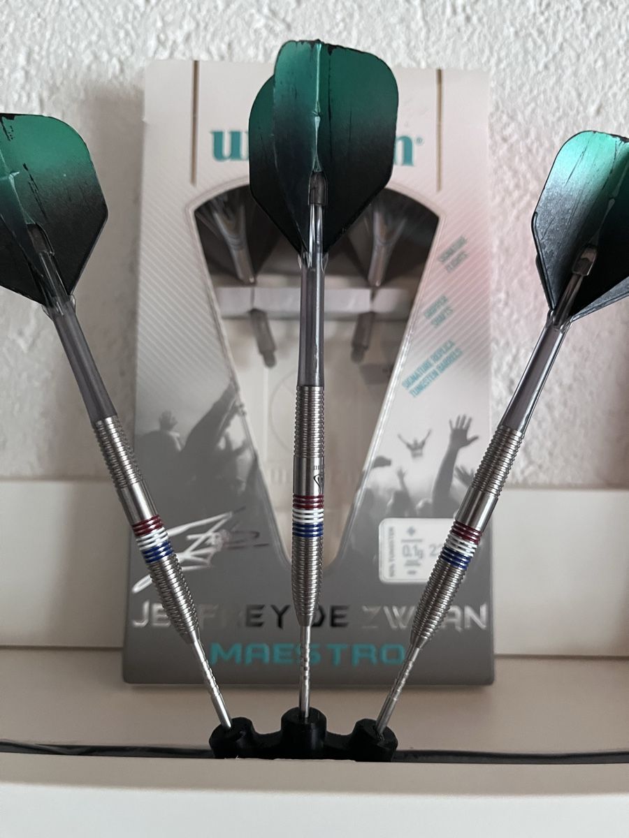Freccette: Jeffrey de Zwaan 23g Steeldart – Nuovo (secondo la descrizione) da Rubigen venduto da LaTaJaMa94