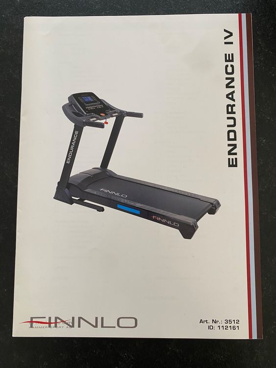 Laufband FINNLO BY HAMMER Endurance IV inkl Bodenschutzmatte Kaufen