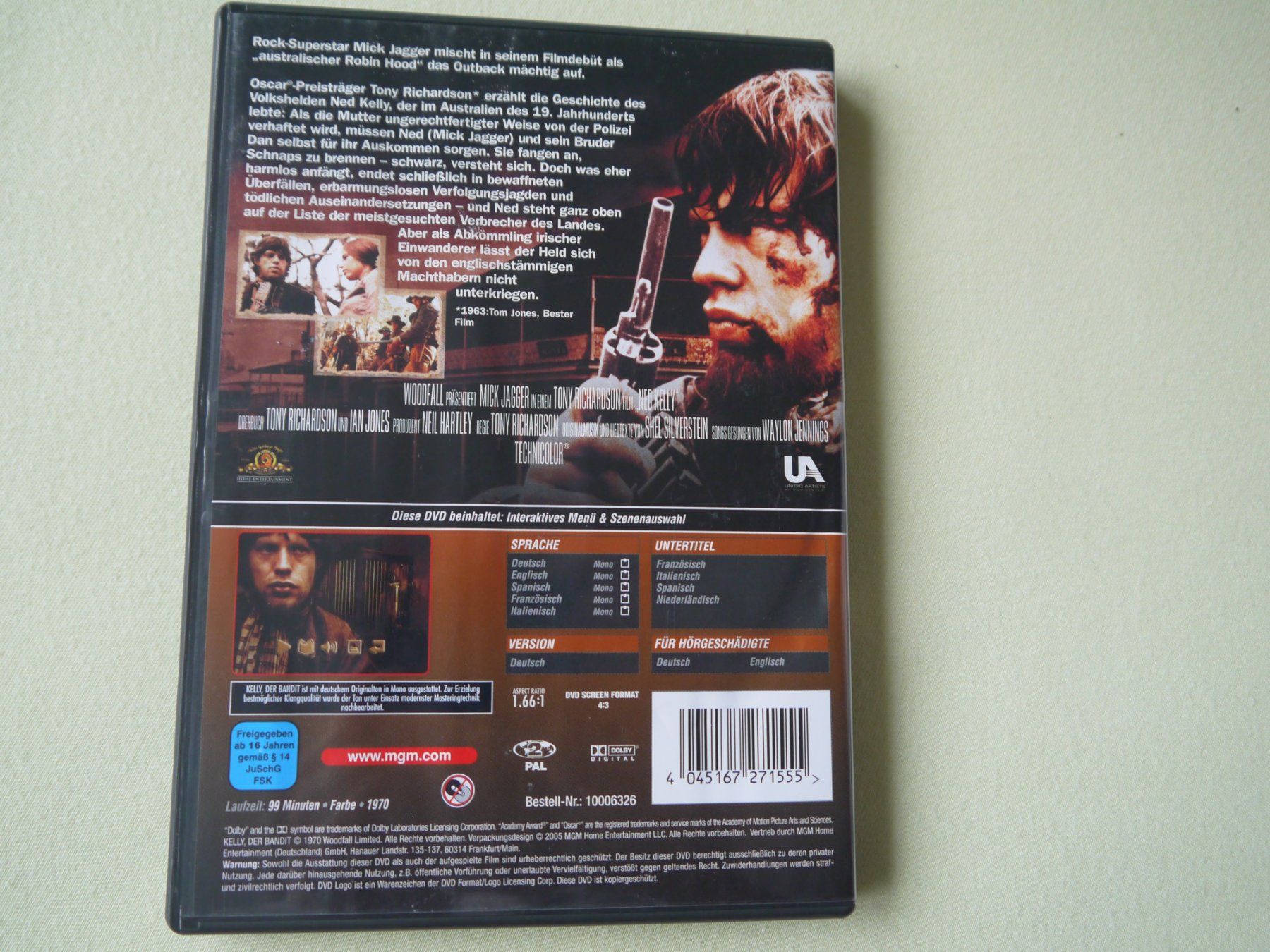 Tutti i DVDs: KELLY DER BANDIT - Mick Jagger – Usato da Hagendorn venduto da Blaf 1