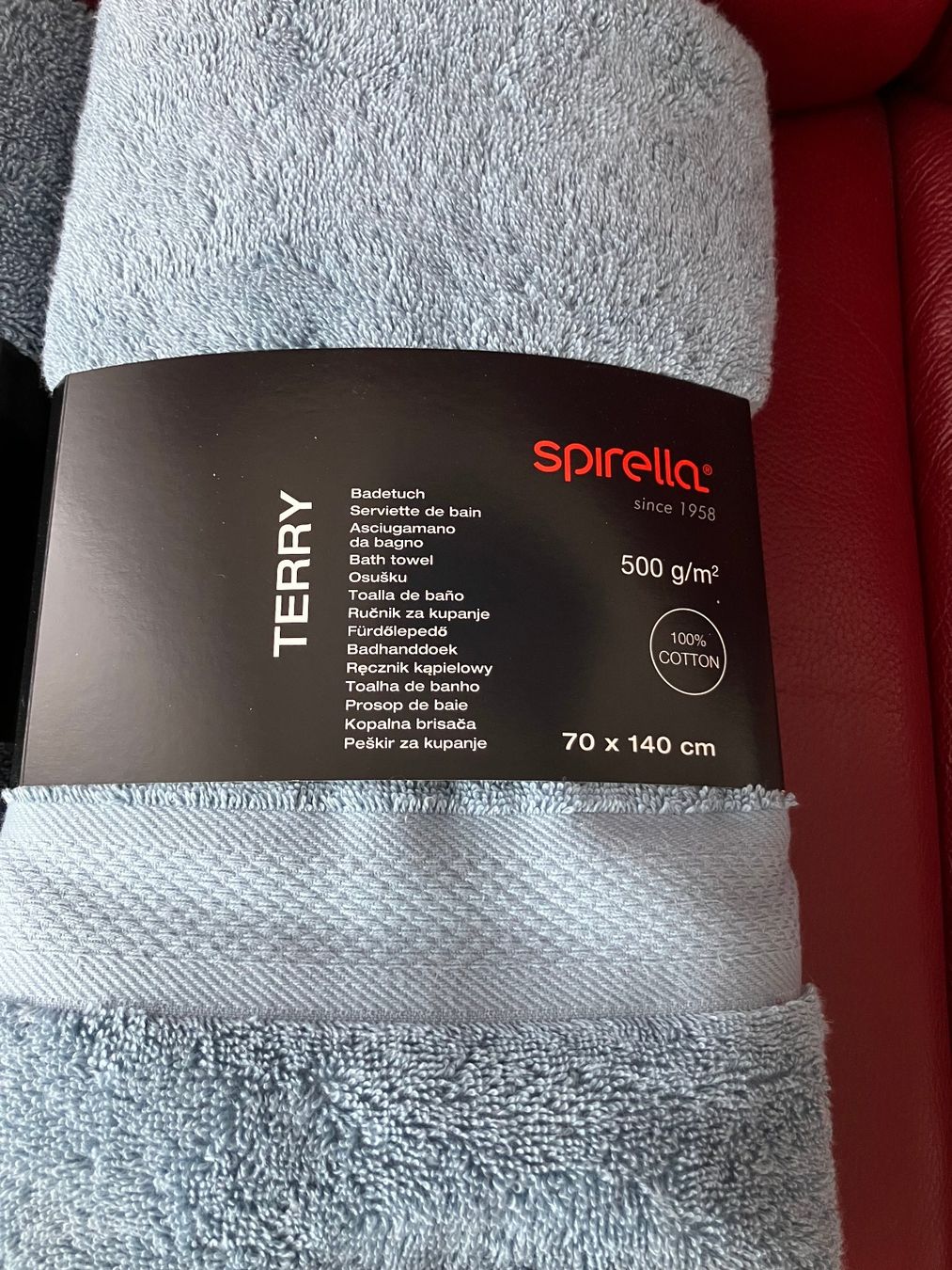 Coop Teli da bagno: 2x Badetuch hellblau, NEU, originalverpackt, 70x140cm – Nuovo e nell'imballaggio originale da Honau venduto da BrP27 2