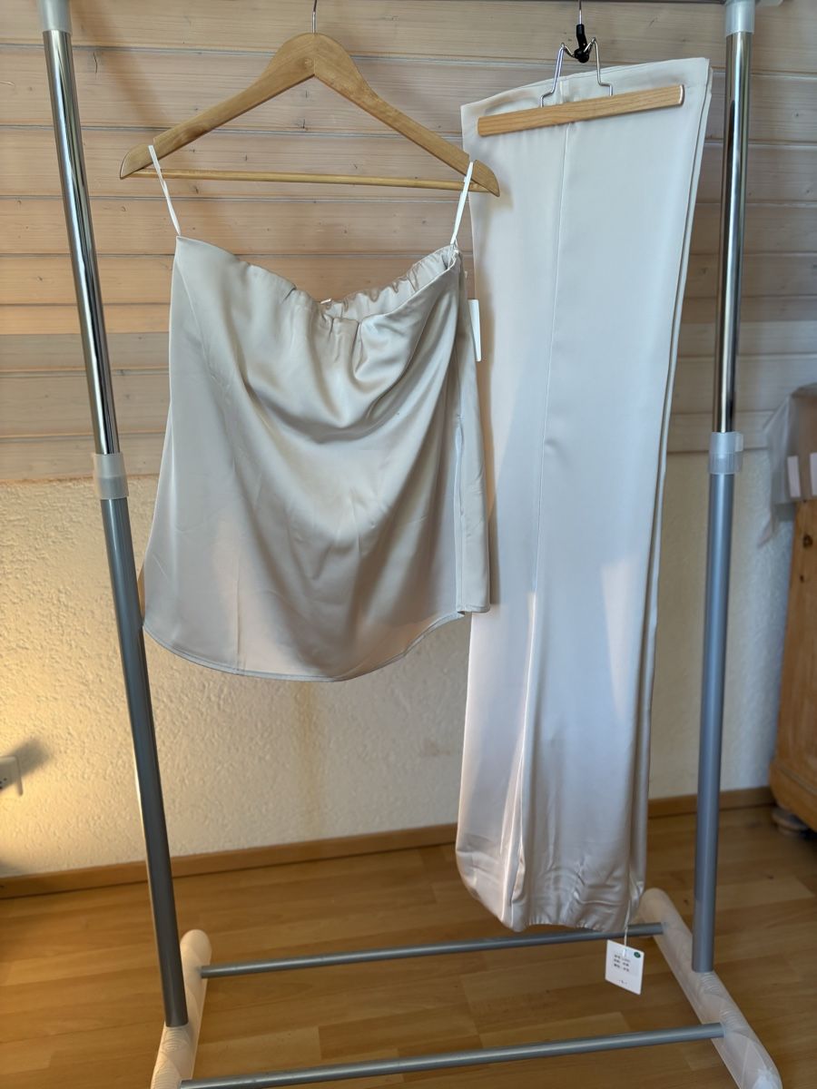 Lotti di vestiti: SET AUS TOP UND PALAZZO-HOSE – Nuovo e nell'imballaggio originale da Bettwiesen venduto da wombat90
