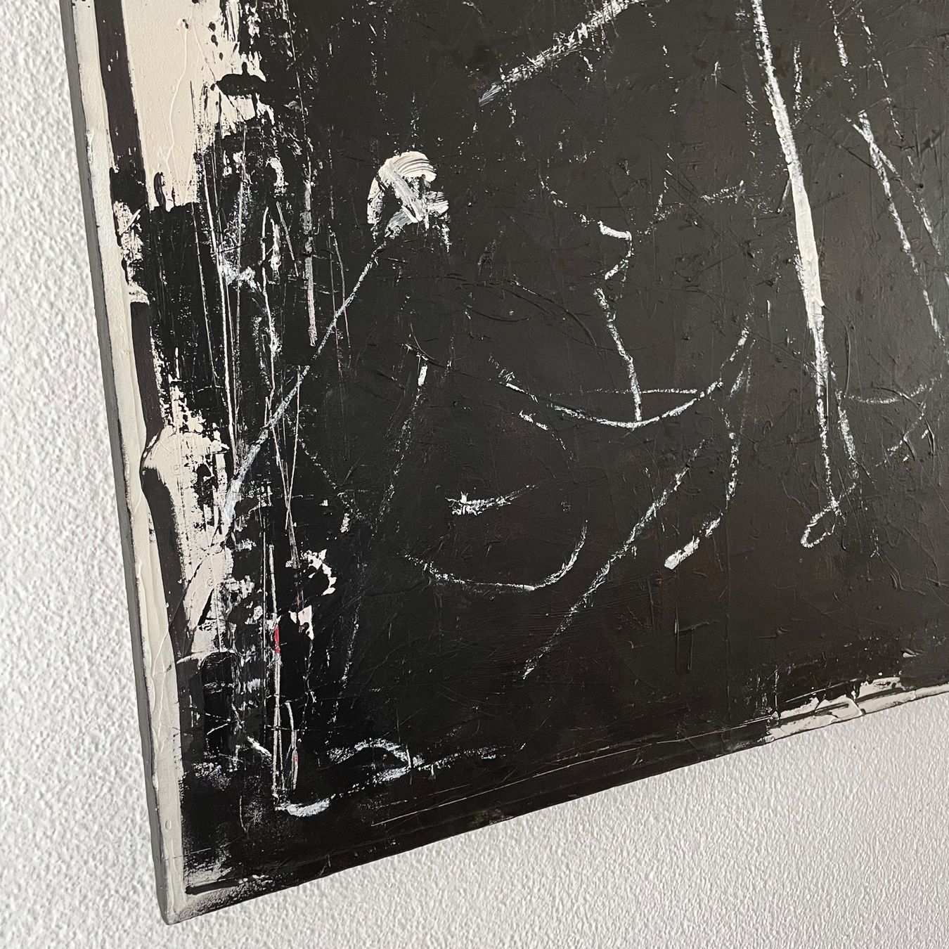 Foto & Immagini: Black White Acryl Moderne Kunst Abstrakt Bild Stefan Bammert – Nuovo (secondo la descrizione) da St. Niklausen LU venduto da Stefan_Bammert_Art 4