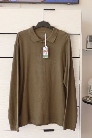 Herren-Langarmshirt Grösse 2XL, Naturaline BIO Bwolle - NEU
