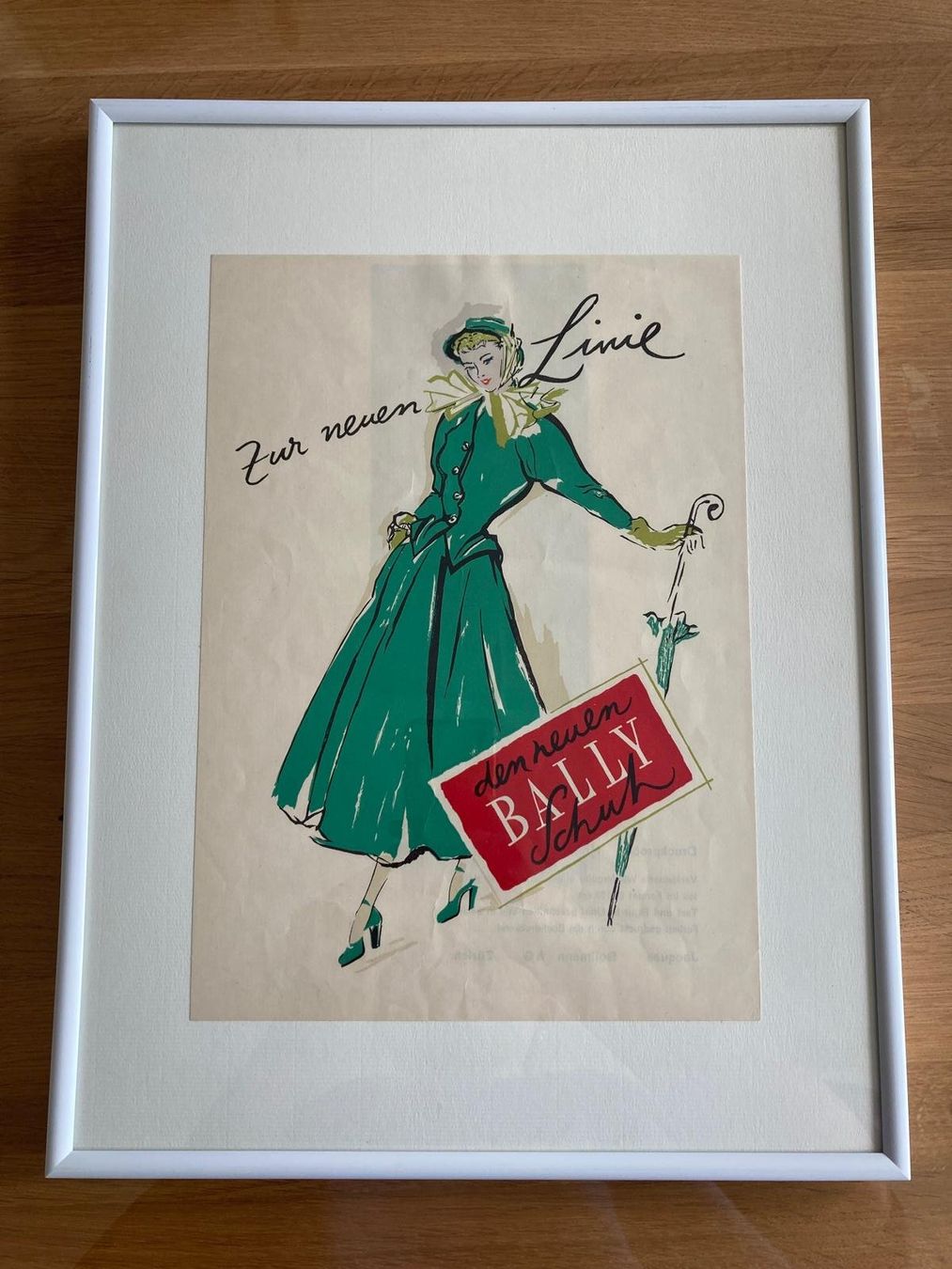 Poster & Bilder: Original Bally Plakat – Gebraucht aus Niedergösgen von Adrechada
