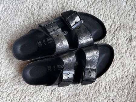 Birkenstock Arizona Vintage Metallic Black - 38