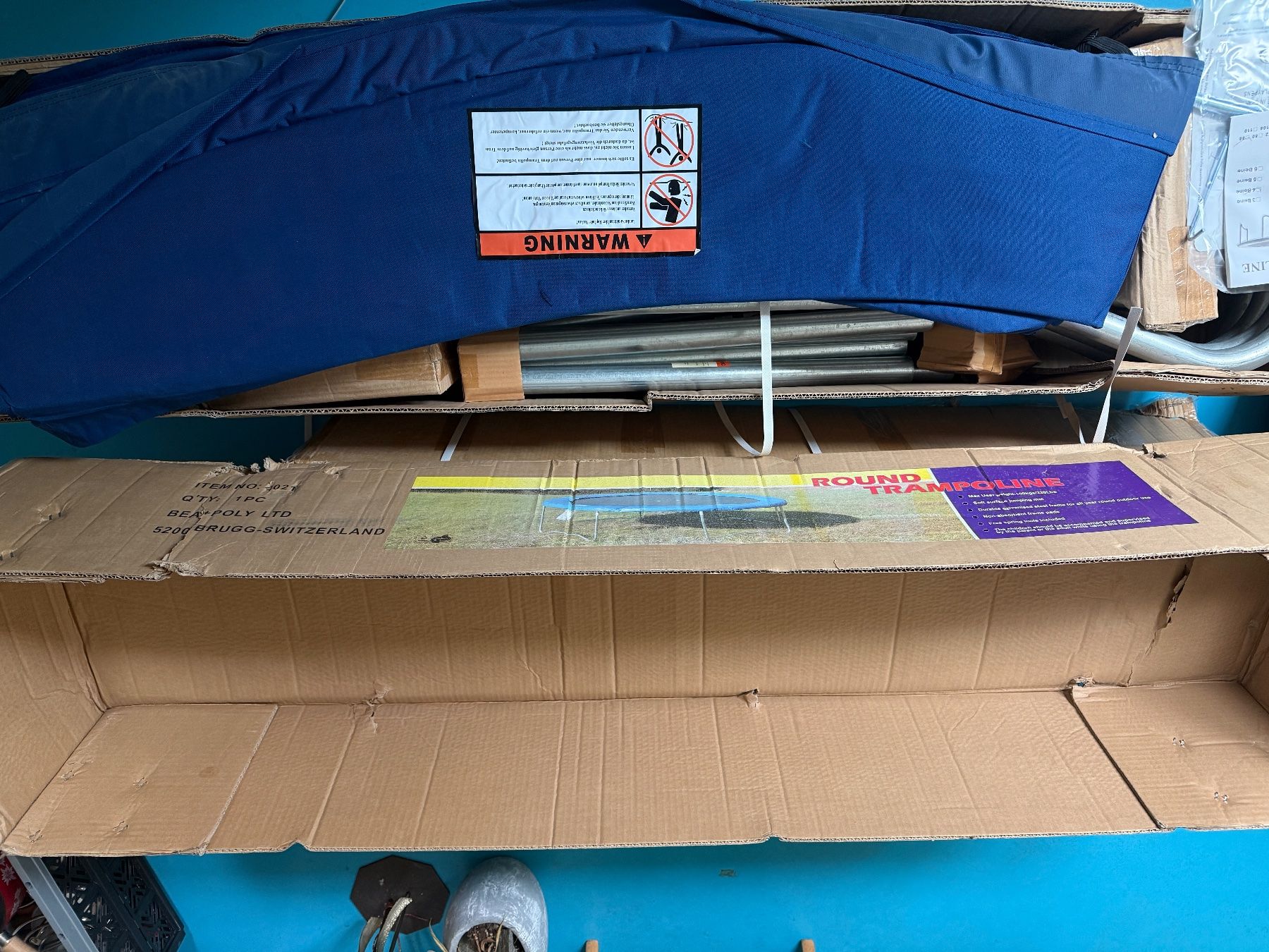 Bea Trampolini: Trampolin 427cm zu verkaufen – Usato da Rebstein venduto da katarina.0910 4