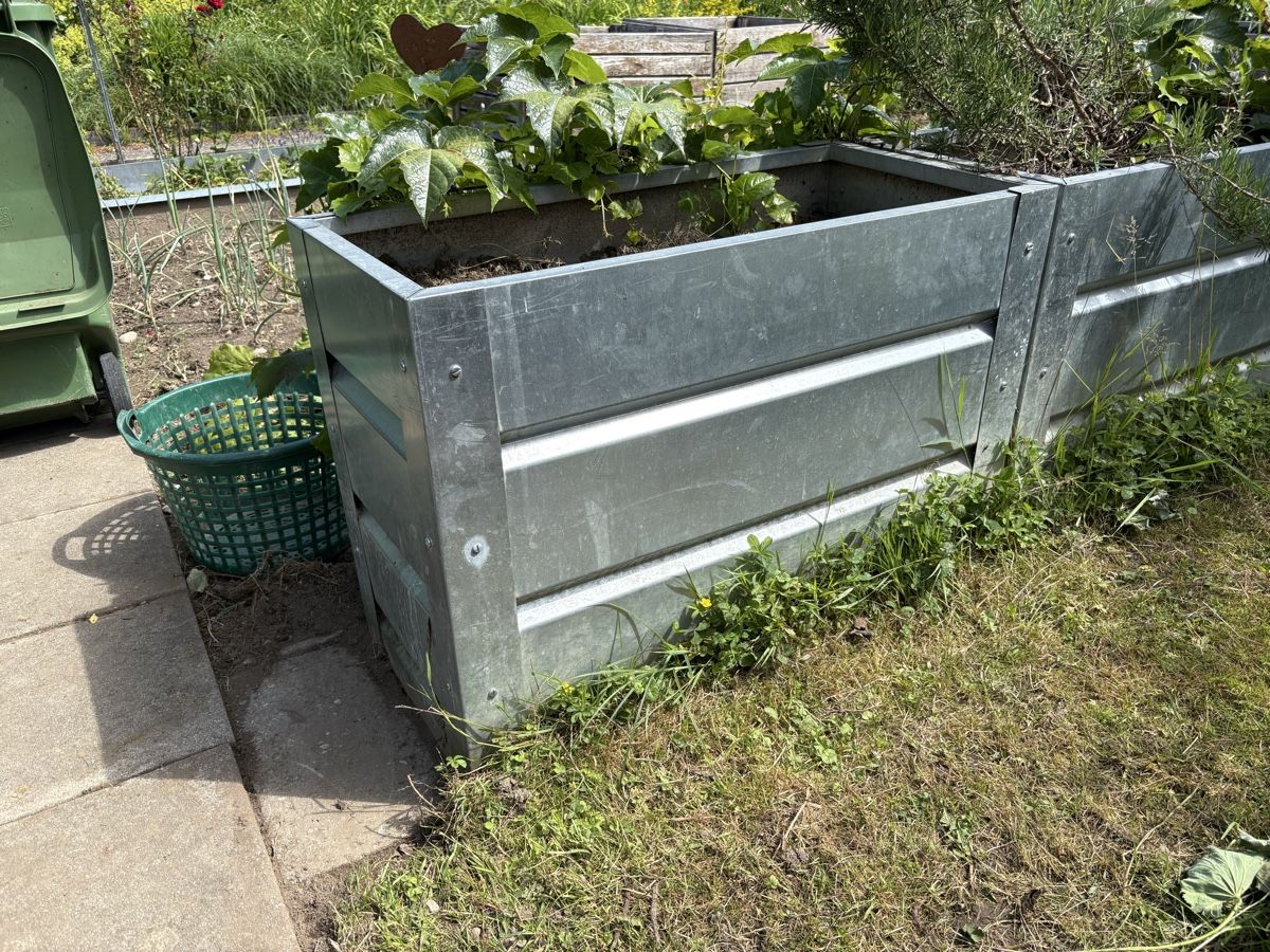 Box contenitori: Galvanized metal raised garden beds used condition – Usato da Steinhausen venduto da lou_k5sx 2