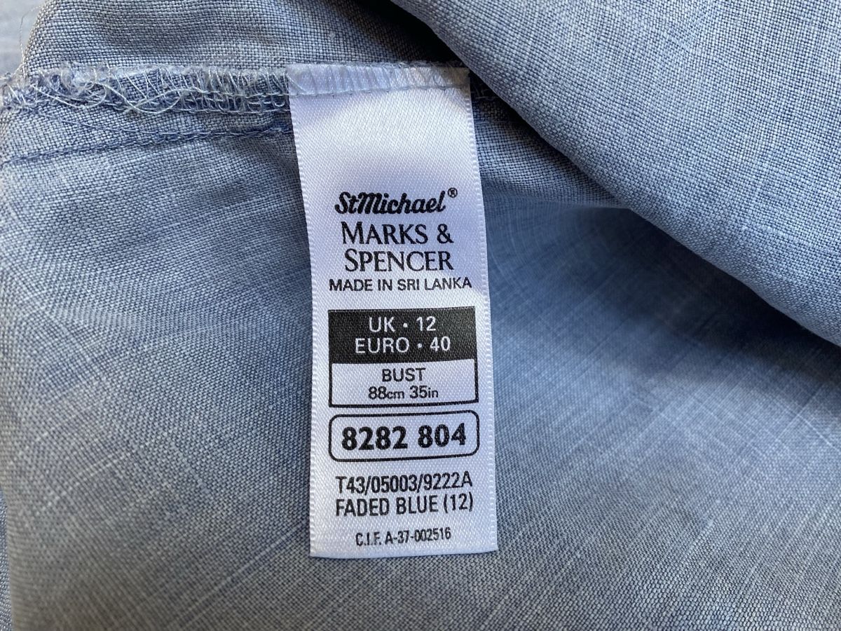 Repeat Tuniche: Leinenbluse, Tunika, Gr. 40 von Marks & Spencer – Usato da Buochs venduto da H16 8