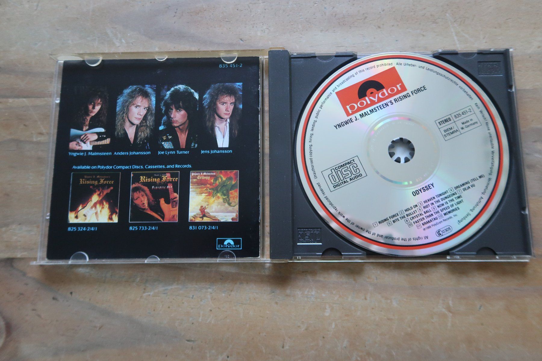 CD: YNGWIE MALMSTEEN - RISING FORCE - CD – Usato da Basel venduto da Patiscat 3