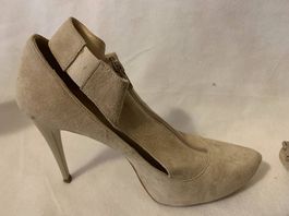 Elegante Wildleder Pumps Gr. 39 Frühling/Sommer  21.