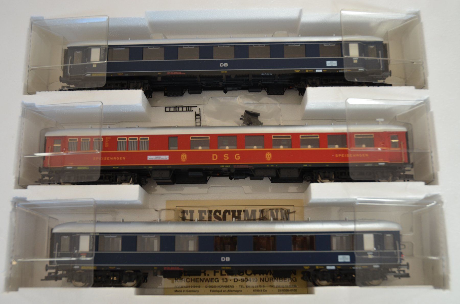Fleischmann Modellini di ferrovie: Fleischmann 4894 - F-Zug "Gambrinus" – Usato da Cavardiras venduto da WaschBaer56 3