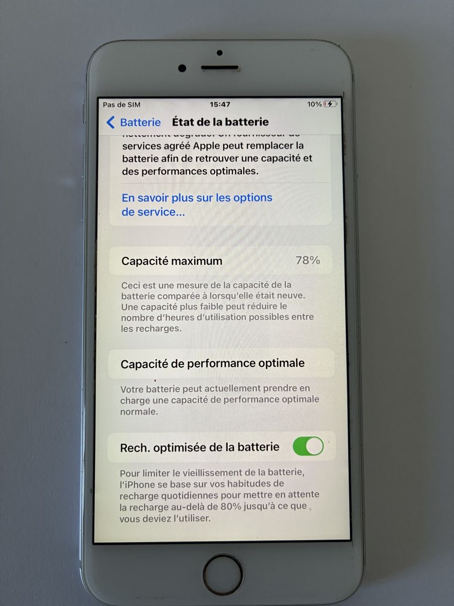 Apple Telefoni cellulari / Smartphones: Apple iPhone 6s Plus argent 64 Go occasion – Usato da Fribourg venduto da iris006 7