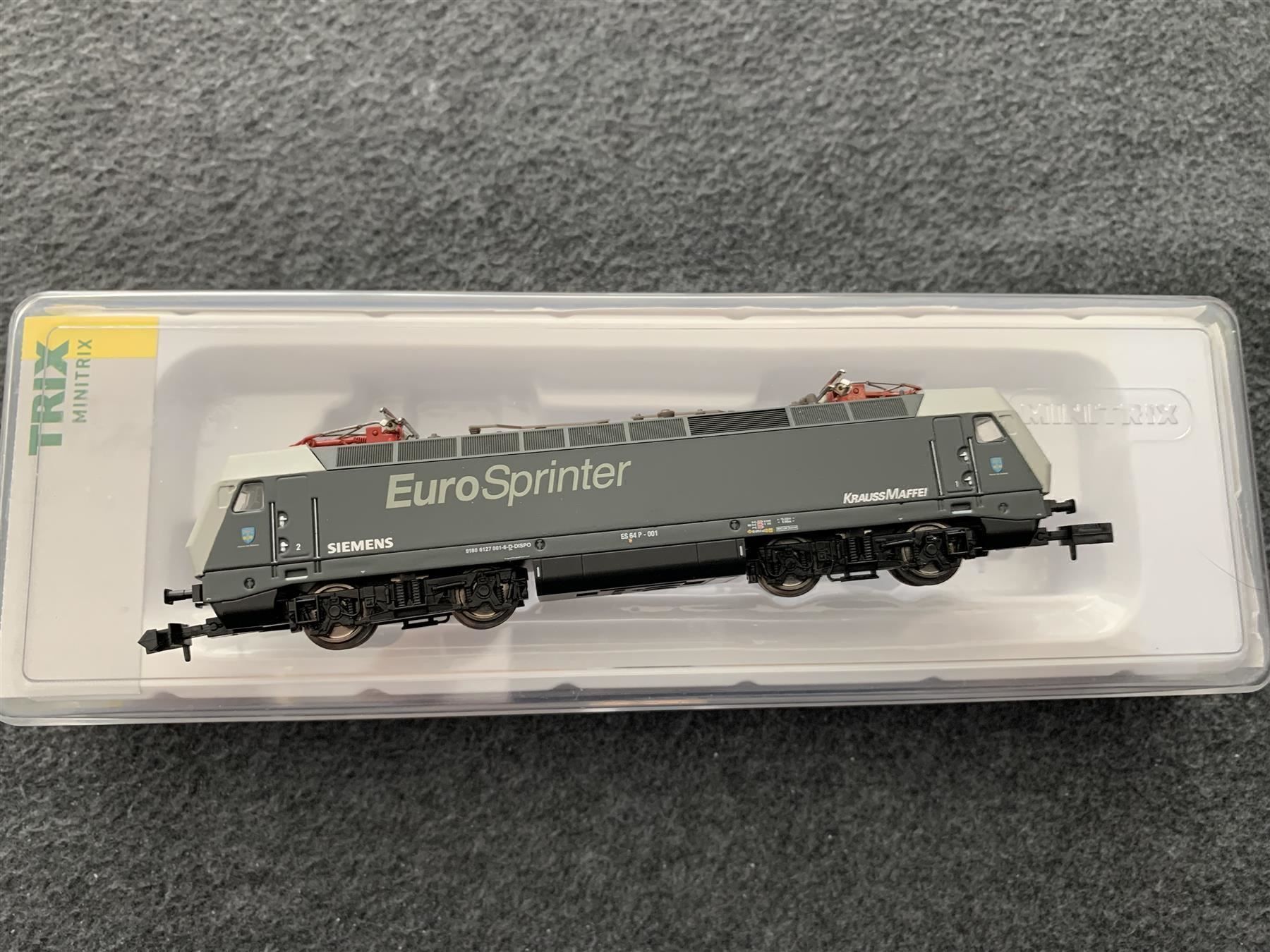 Trix Modelleisenbahnen: Minitrix 12329 lok ES64 Dispolok – Neu und originalverpackt aus Hauterive NE von eriamch