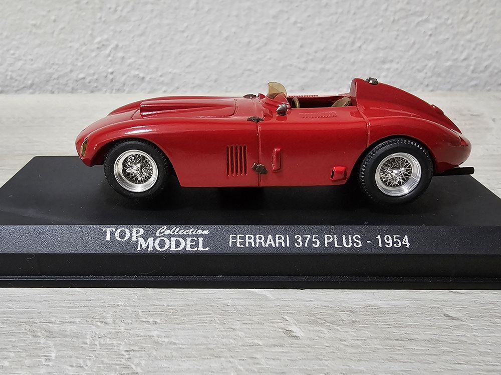 FERRARI 375 PLUS STRADALE 1954 RED TOP MODEL TMC 125A 1:43