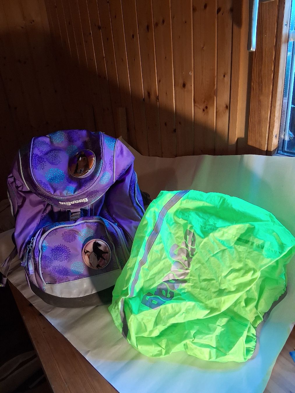 Ergobag Sacs & sacs à dos: Ergobag Schulranzen lila Blumenmuster Zustand gut – D'occasion à Schwellbrunn par corluk 2