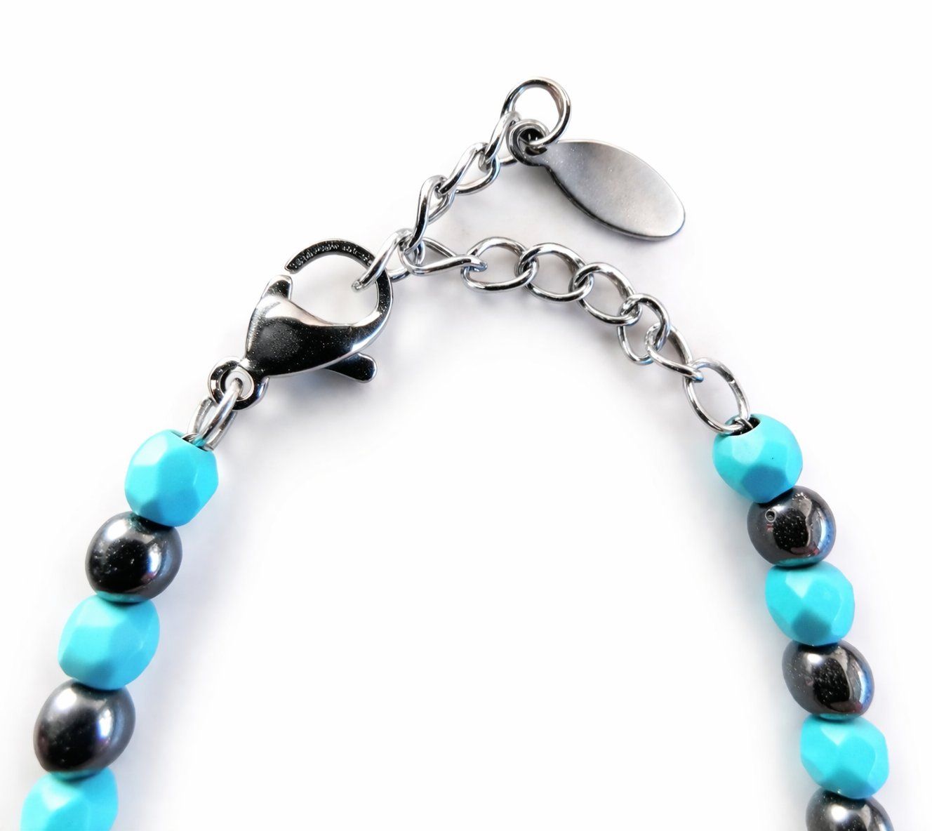 Bracciali & Braccialetti: Armband Türkis Schwarz 21.5 cm – Nuovo e nell'imballaggio originale da Fully venduto da VaneaSelection 4