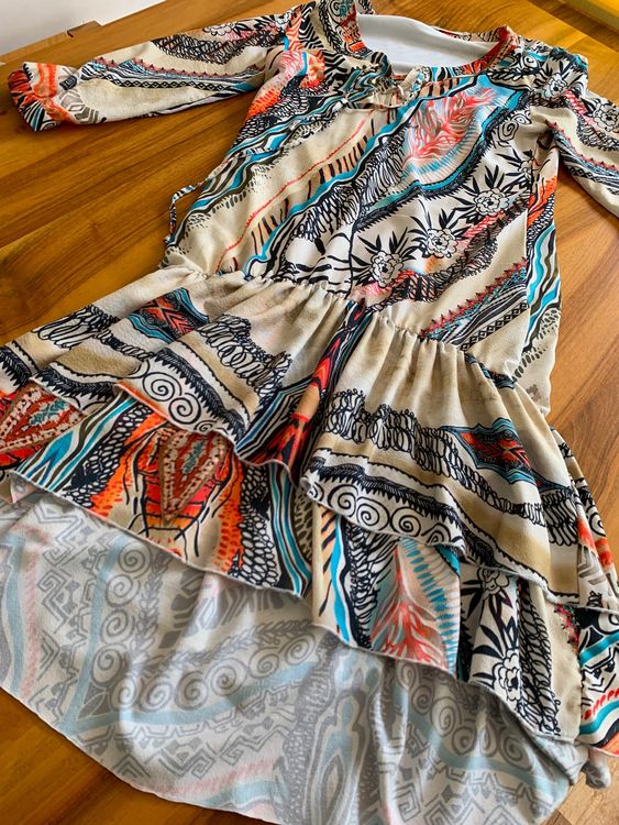 PASSPORT extravagantes Maxikleid Gr. 36 Volants Not (Gebraucht) in ...