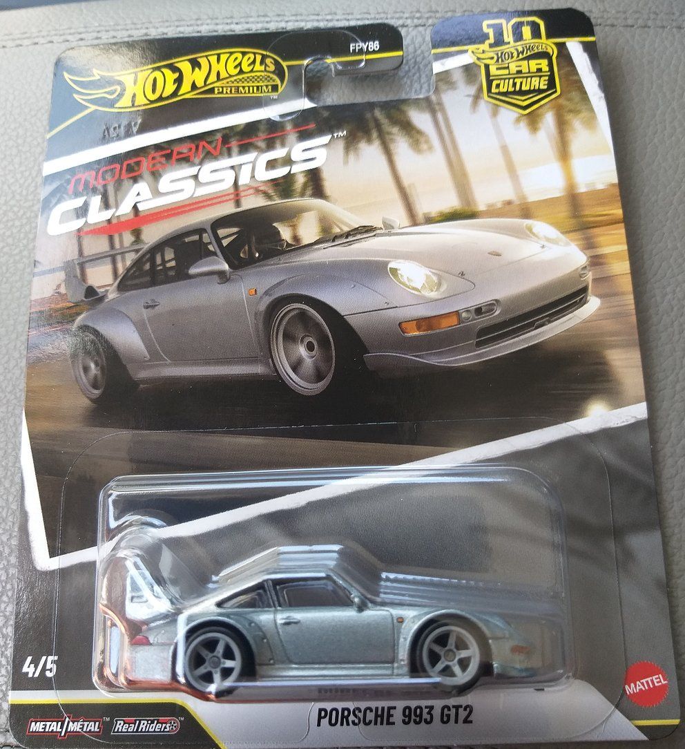 Porsche Modellini d'auto: Hot Whees Premium Modern Classics Porsche 993 GT2 – Nuovo e nell'imballaggio originale da Brugg AG venduto da Evilweevil