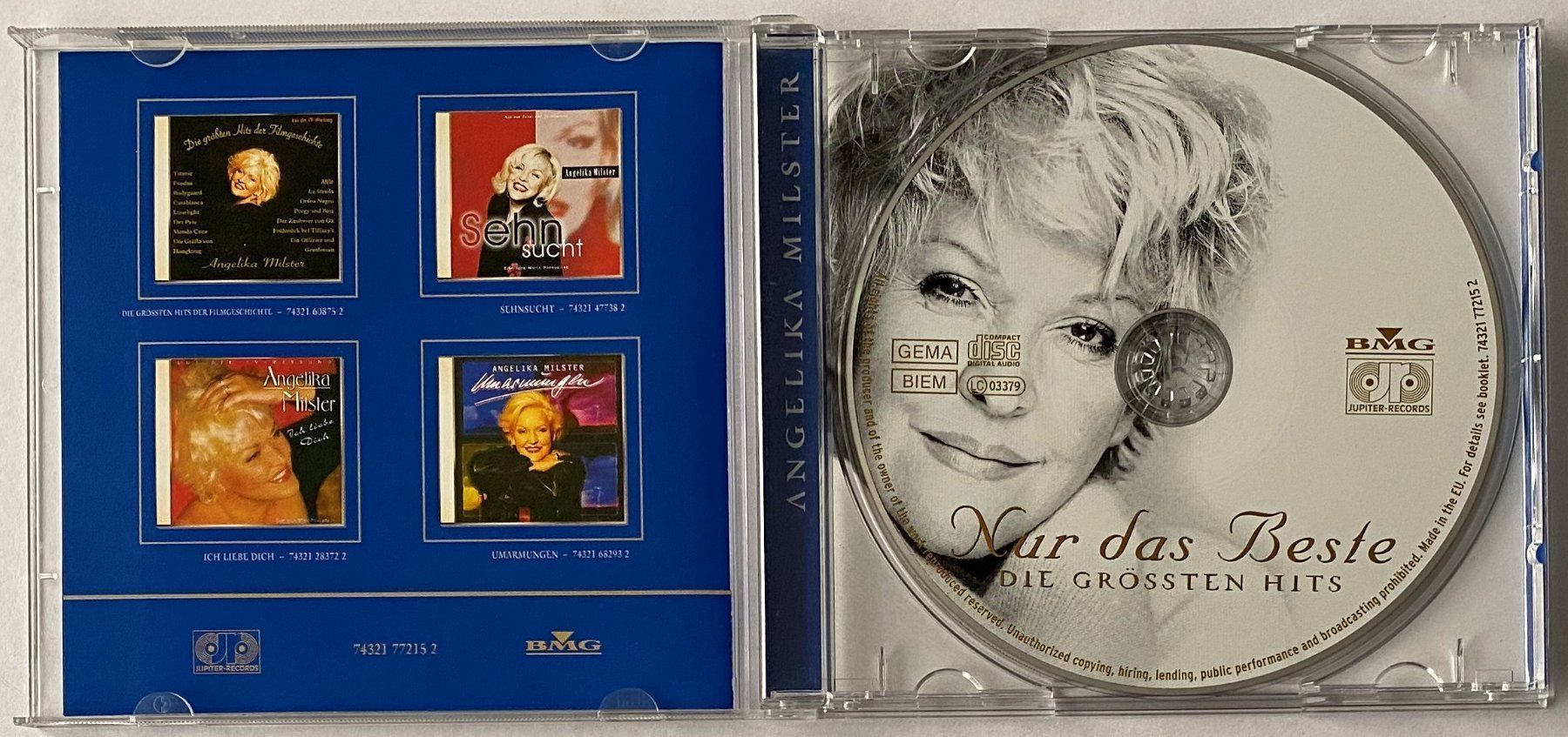 CD: Angelika Milster, Nur das Beste – Usato da Flums venduto da Asquillo 2