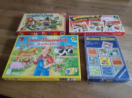 4 Spiele & Lernspiele ab 4 Jahren (Zählen & Kombinieren)
